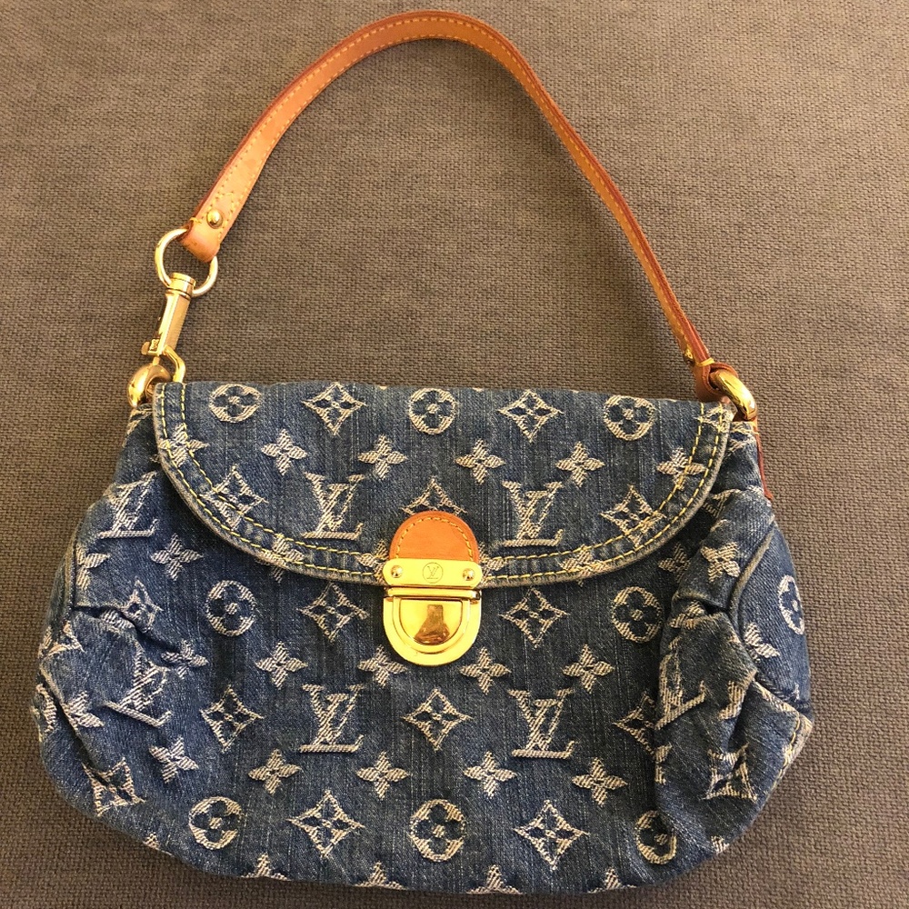 Louis Vuitton Mini Monogram Denim Shoulder Bag